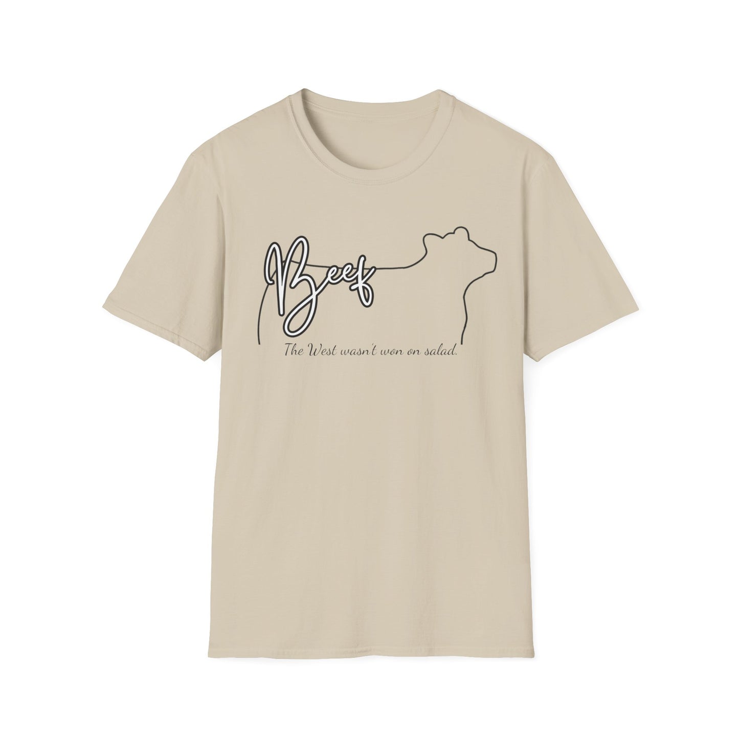 Eat Beef Shirt, The west wasn't won on salad shirt, Beef Cattle Shirt, Support Local Farmers Shirt, USA Farms Shirt, Beef Lovers Shirt, American Agriculture, Cattle Ranch Shirt