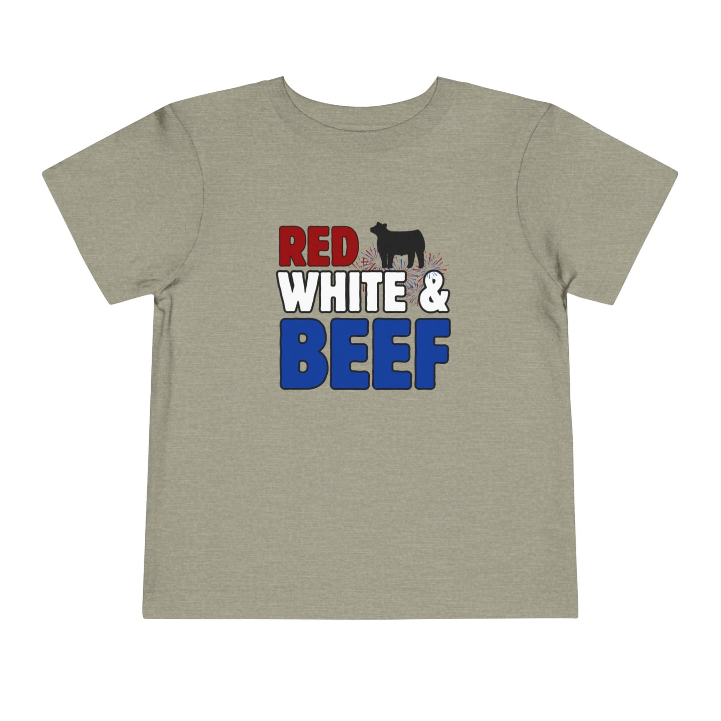 RED, WHITE & BEEF Toddler Short Sleeve Tee