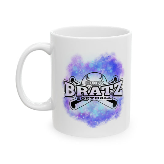 CrickBRATS Ceramic Coffee Mug, (11oz)