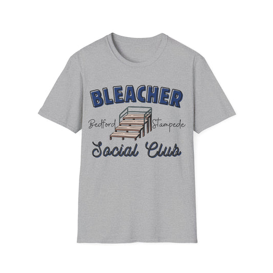 Stampede Softball Social Club Bleacher T-Shirt for Parents and Grandparents, Softstyle Tee for All, Softball Game Day Shirt, Sports Fan Apparel, Team Spirit