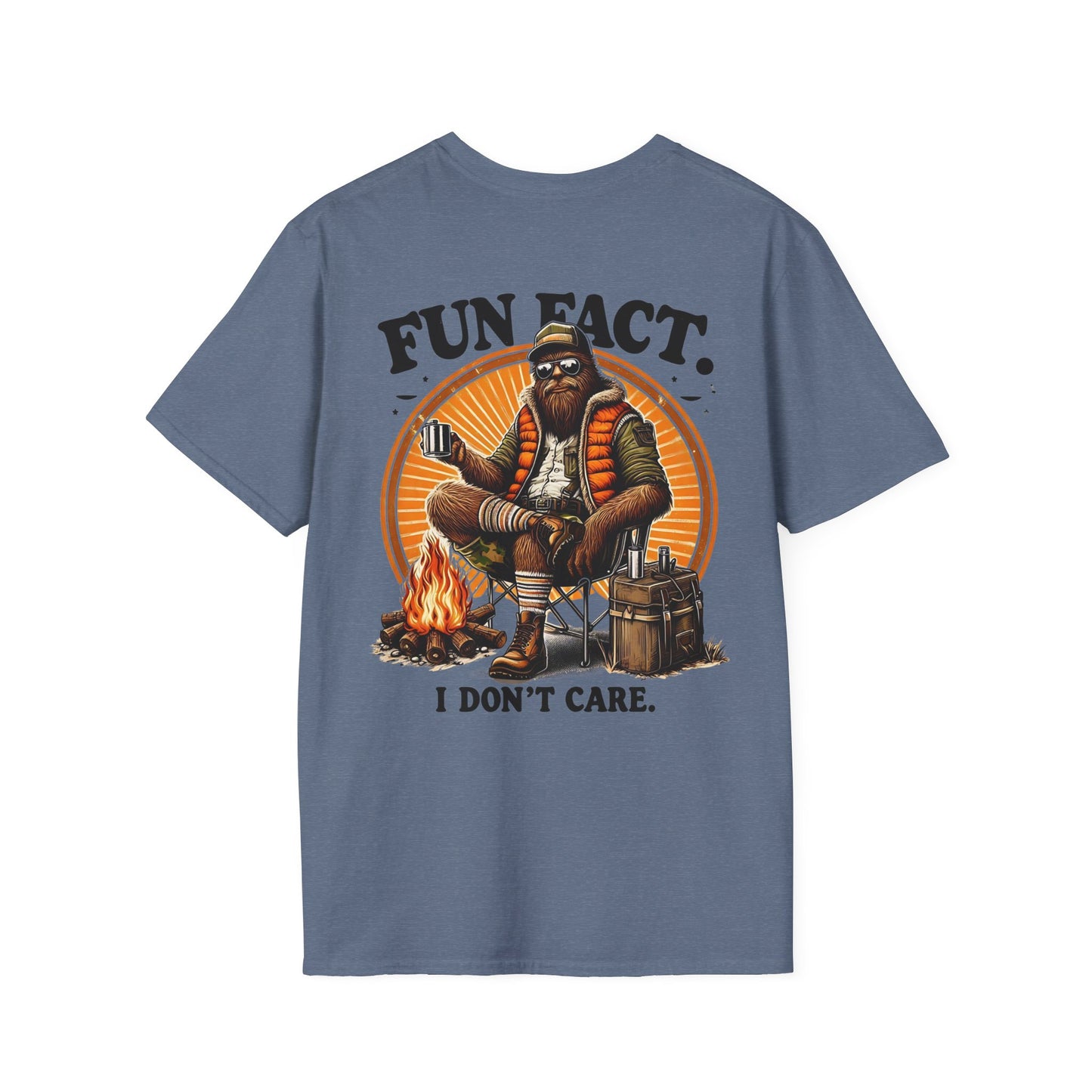 Big Foot Fun Fact T-Shirt (Front & Back)