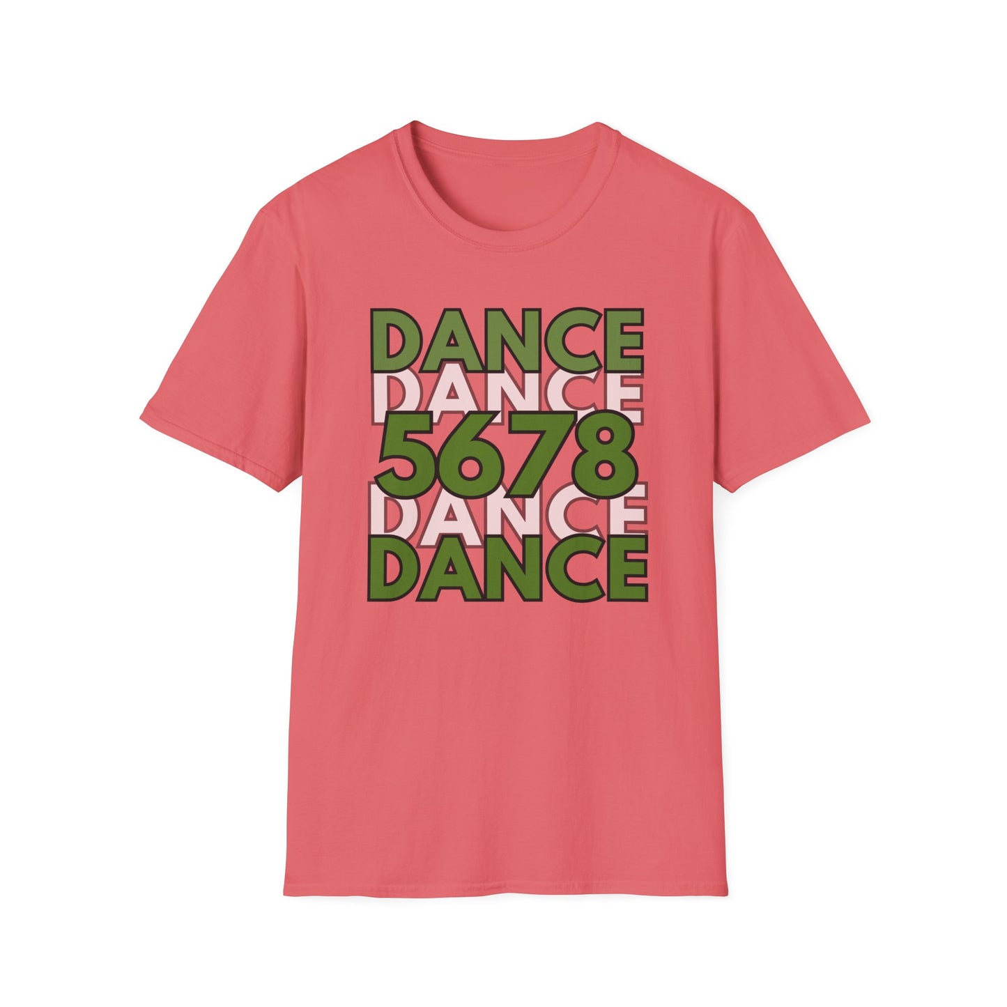 Dance 5678 Recital T-Shirt, Recital Gift, Dance Mama Unisex Softstyle T-Shirt, Great for Dance Recital, Dance Mom Gift, Gift for Dancer