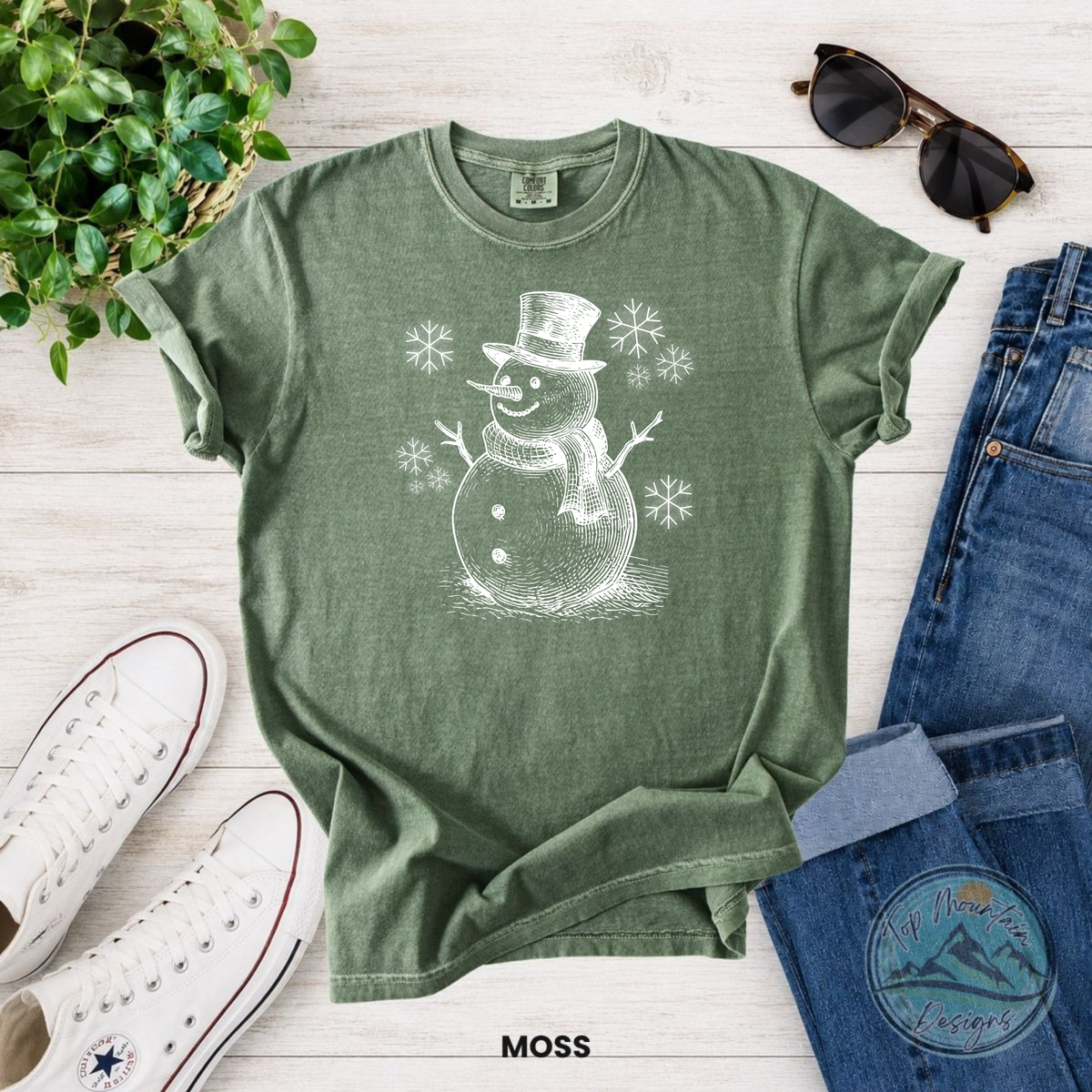 Half-Tone Snowman