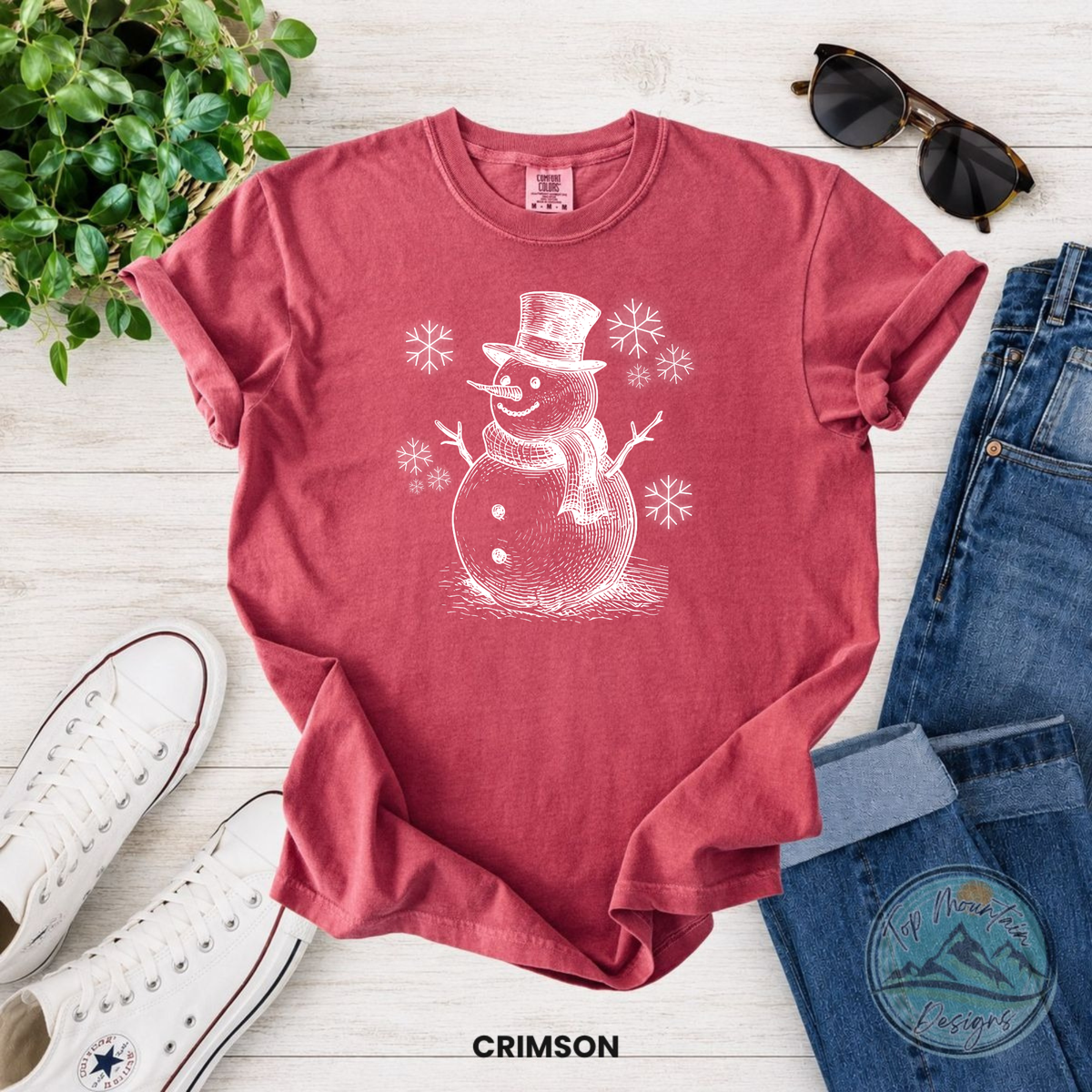 Half-Tone Snowman
