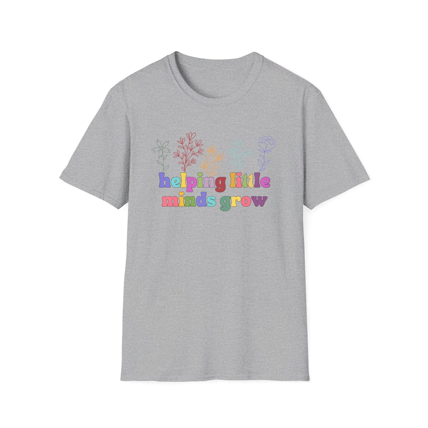 Teacher shirt Helping Little Minds, Cute Flower Teacher Shirt, Teacher Day Shirt, Teacher Team Shirts, Teacher gift with flowers