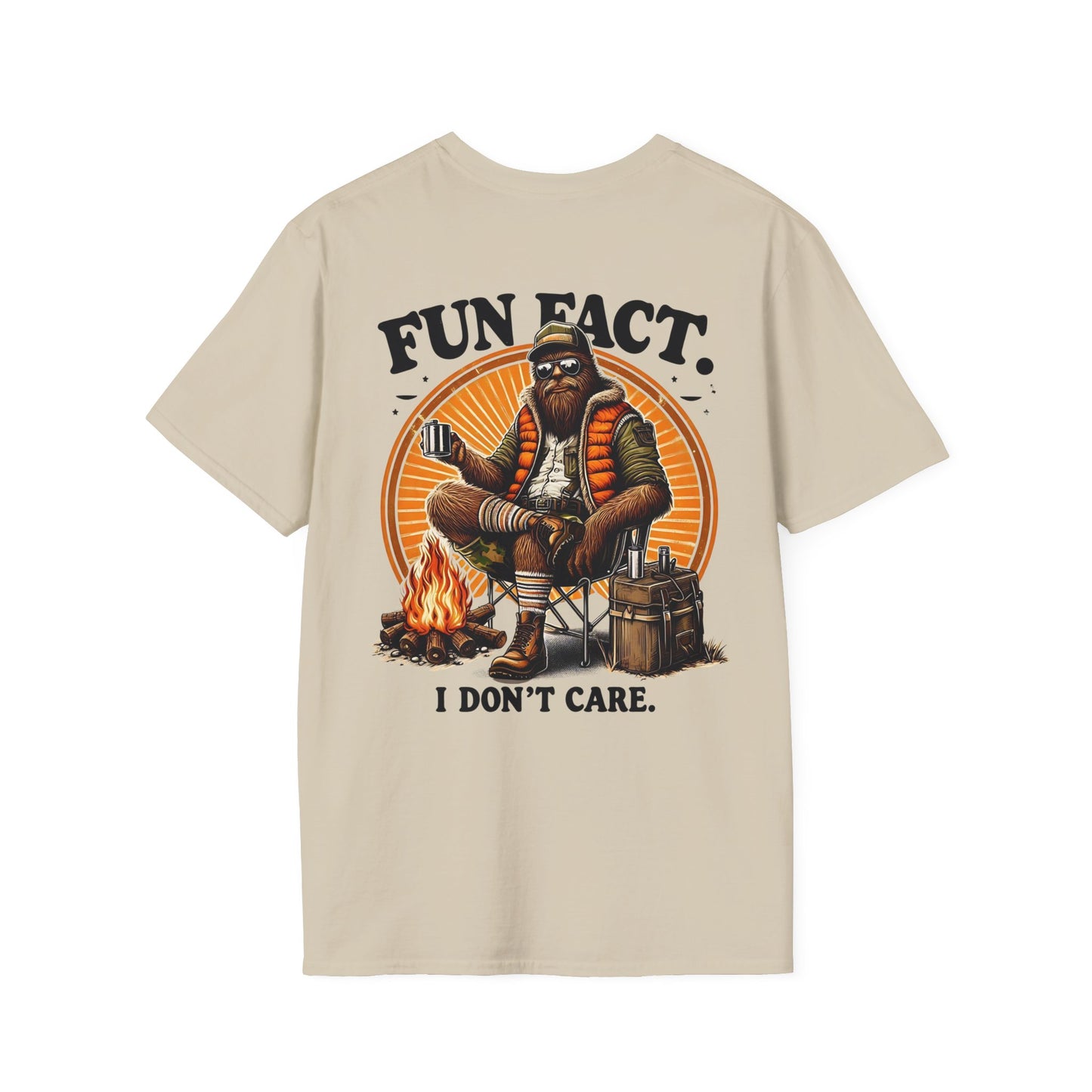 Big Foot Fun Fact T-Shirt (Front & Back)