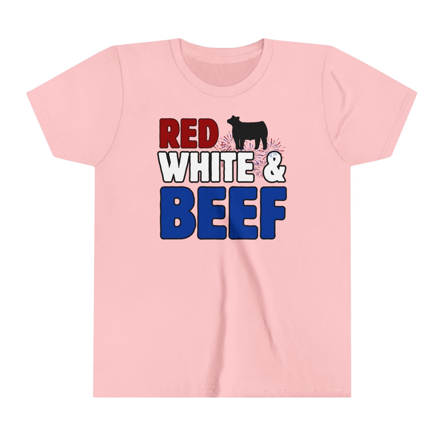 RED, WHITE & BEEF Youth Short Sleeve Tee