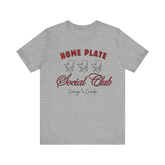 George's Creek Home Plate Baseball Social Club T-Shirt, Sideline Social Club Tee, George's Creek TShirt