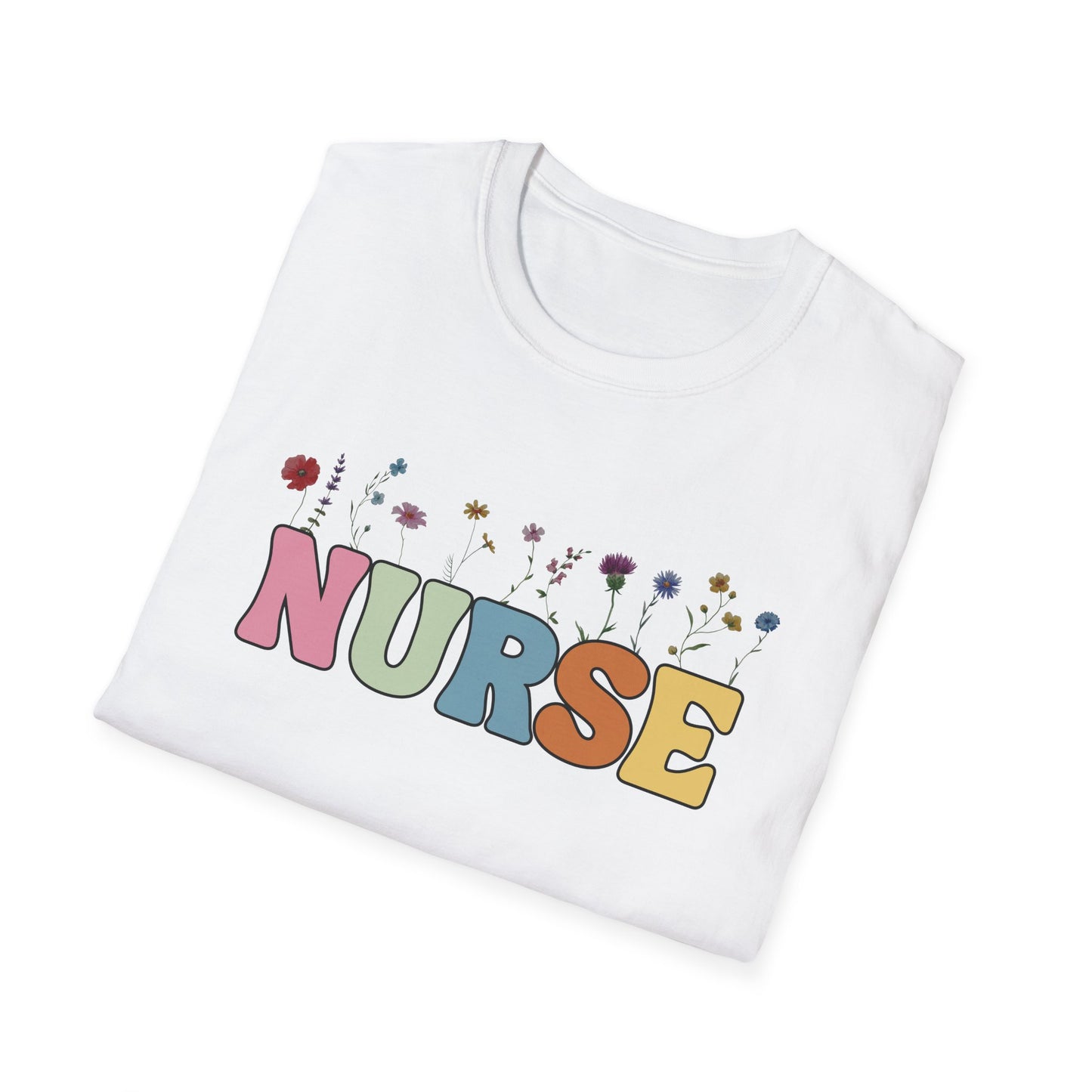 Nurse flower shirt, Nurse week, Nurse school, Shirt, Nurse Day Shirt, Nurse Team Shirts, nurse gift for her, Gift for nurse