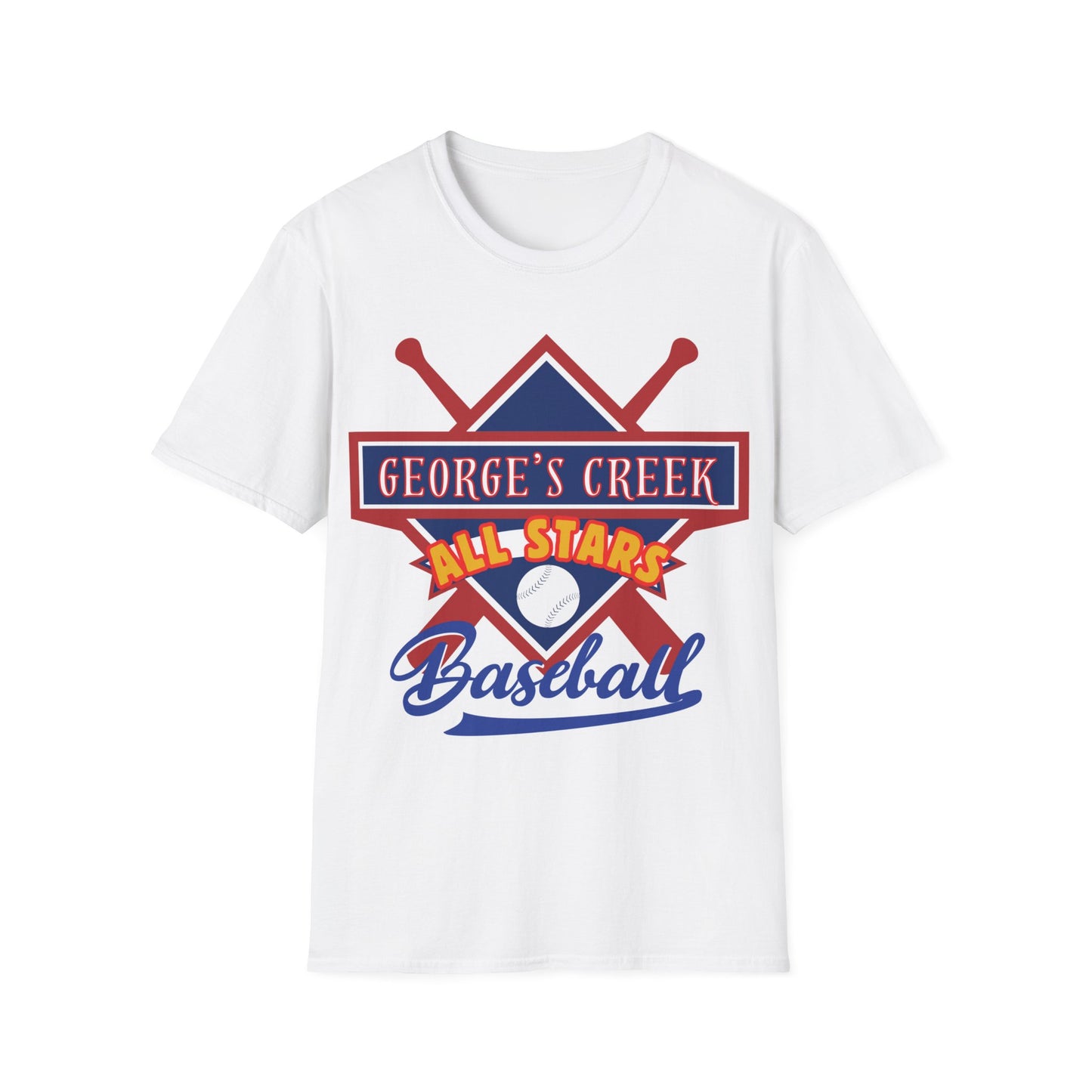 George's Creek Baseball ALL-STARS T-Shirt (Front ONLY)