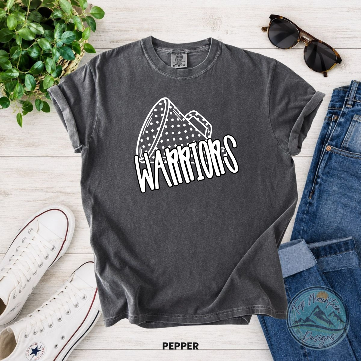 Warriors Cheer Polka Dot