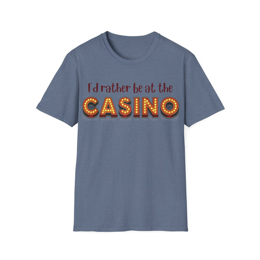 Rather be at the Casino Shirt, Gambling Shirt, Cute Casino Shirt, Slots, Poker, Craps, Lucky Vegas Girls Trip Shirt, Fun Casino Shirt