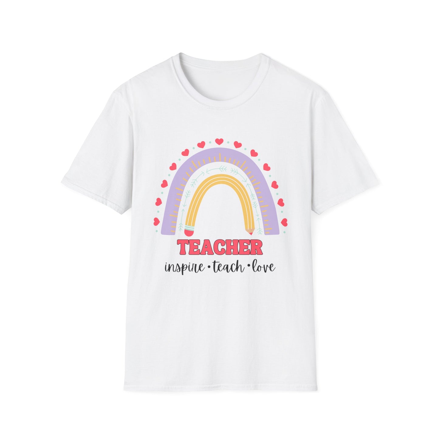 Inspire Teacher shirt, Teacher Gift, Teacher Day Shirt, Teacher Team Shirts, Teacher gift, Rainbow Inspire Teacher Gift, Teacher Thank you