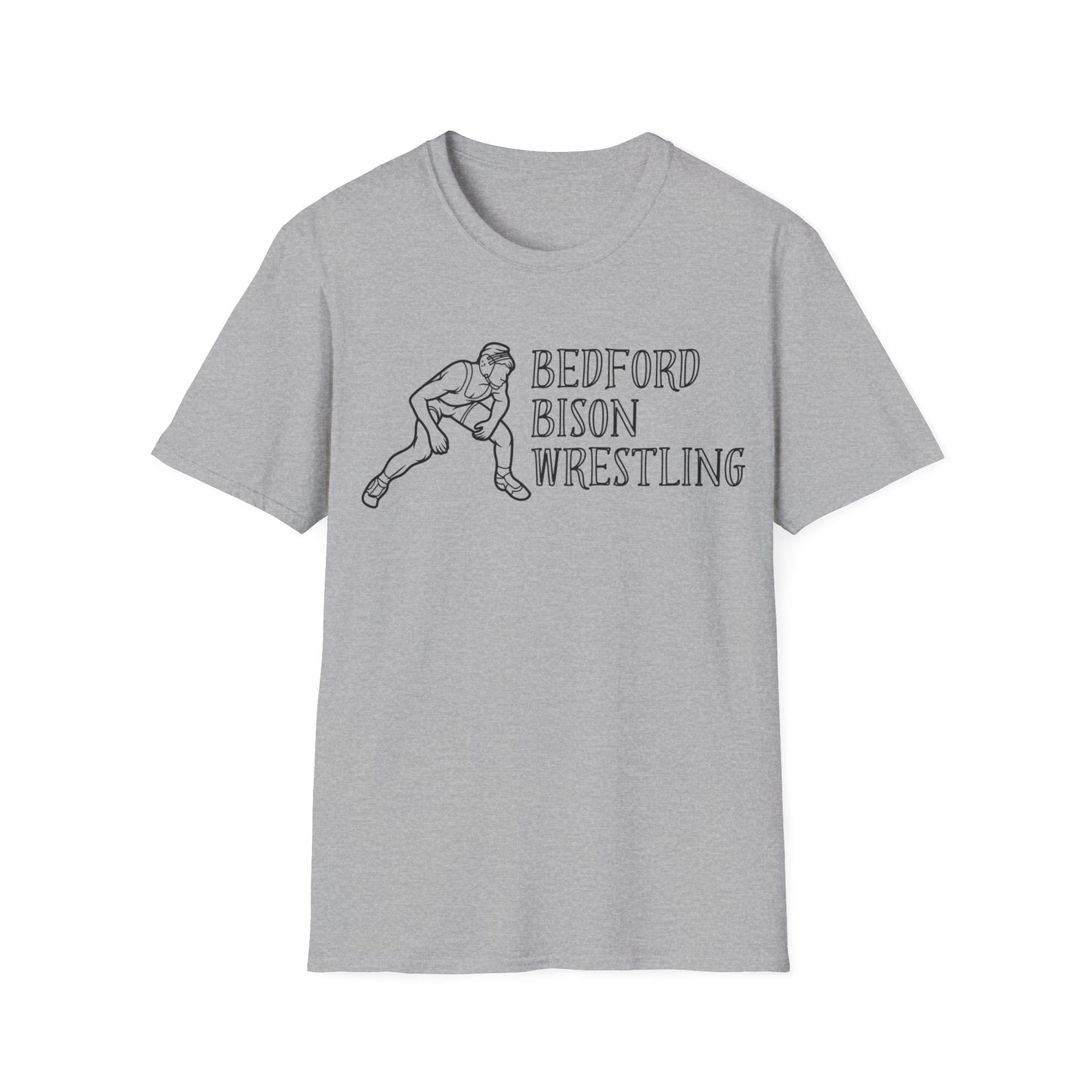 Bedford Bison Wrestling T-Shirt