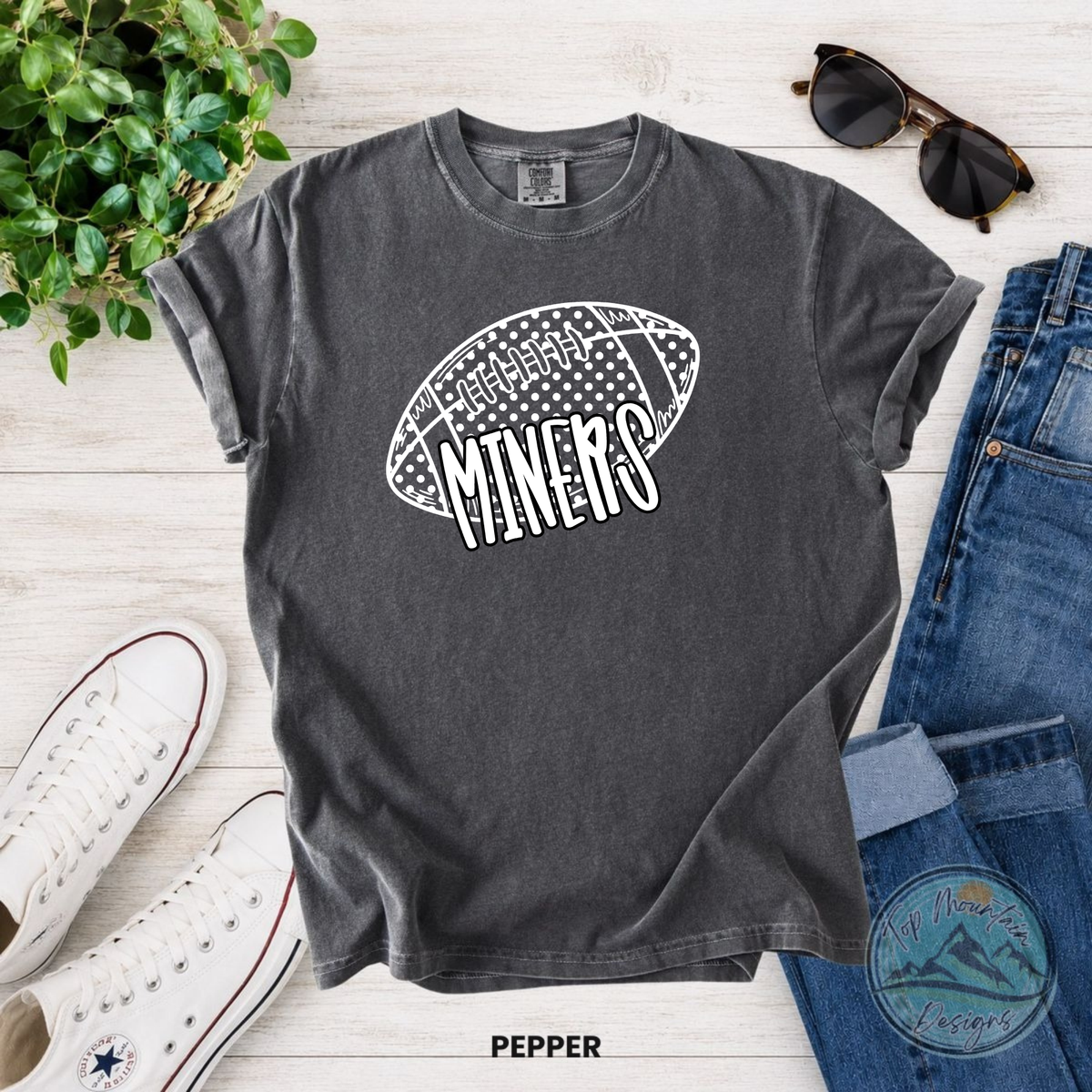Miners Football Polka Dot