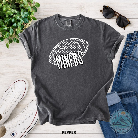 Miners Football Polka Dot