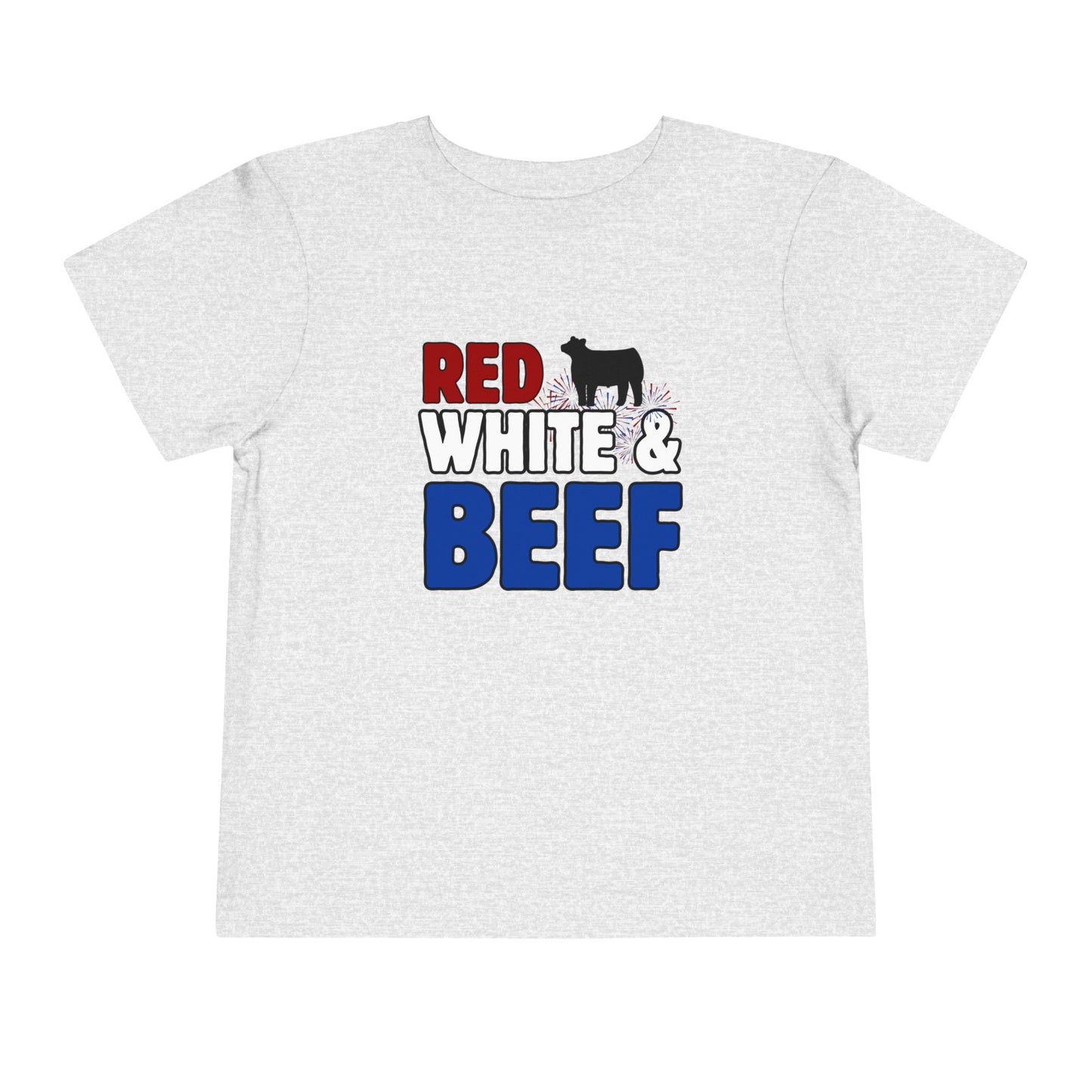 RED, WHITE & BEEF Toddler Short Sleeve Tee