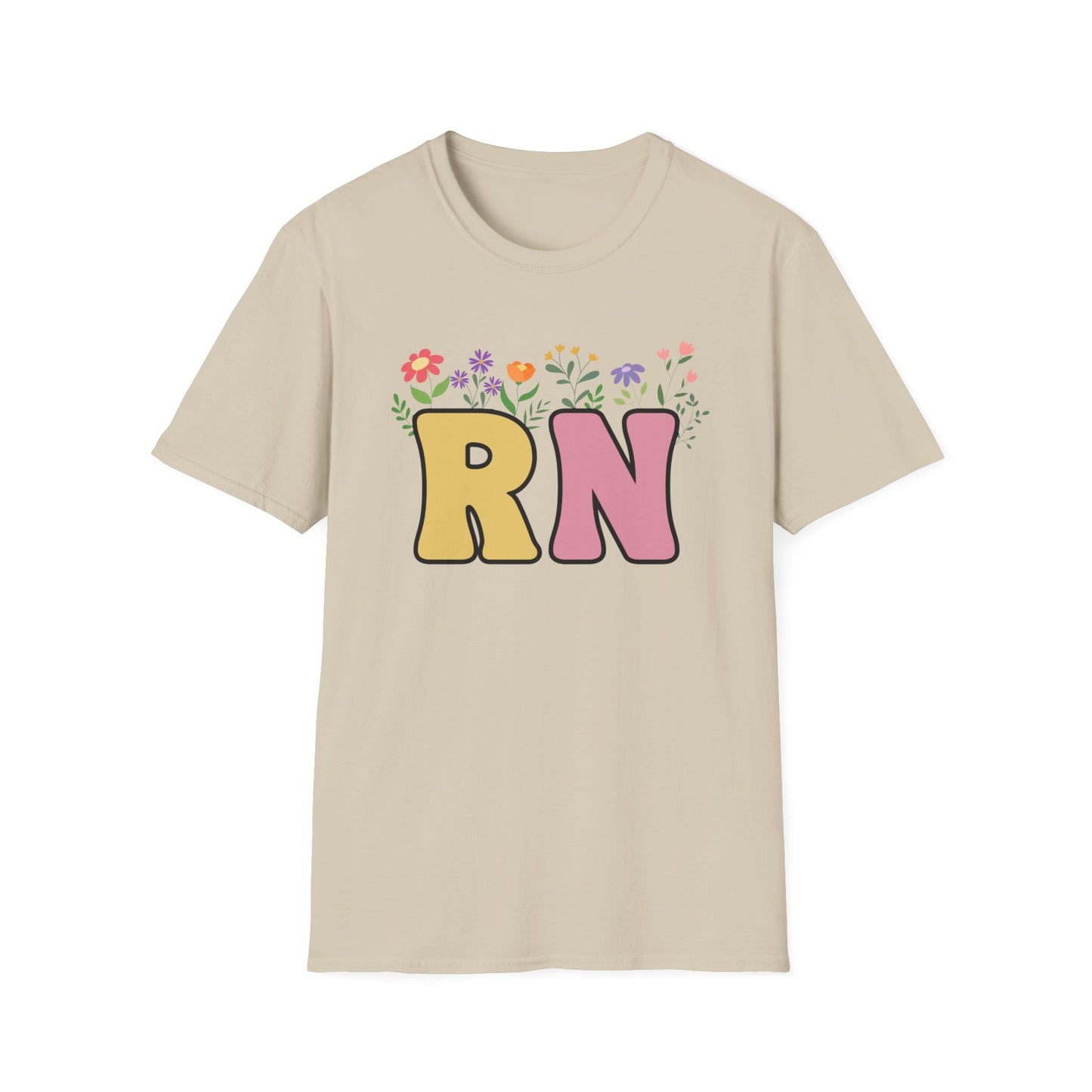 RN flower shirt, Nurse week, Nurse school, Shirt, Nurse Day Shirt, Nurse Team Shirts, nurse gift for her, Gift for nurse, Registered Nurse