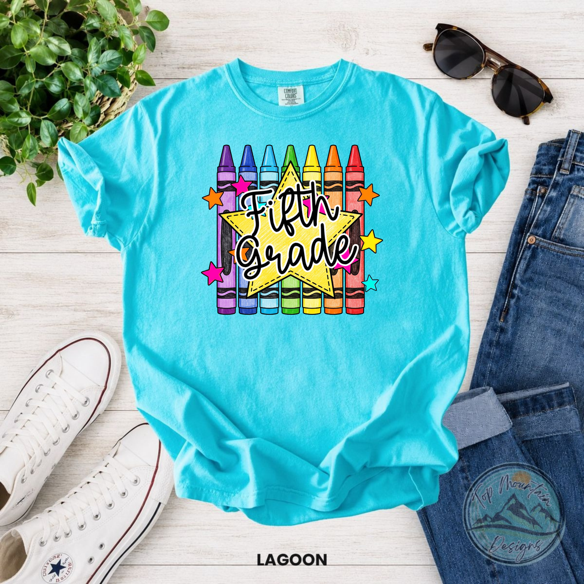 Fifth Grade Crayon T-Shirt