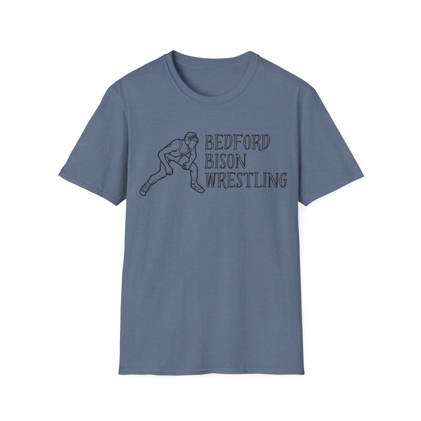 Bedford Bison Wrestling T-Shirt