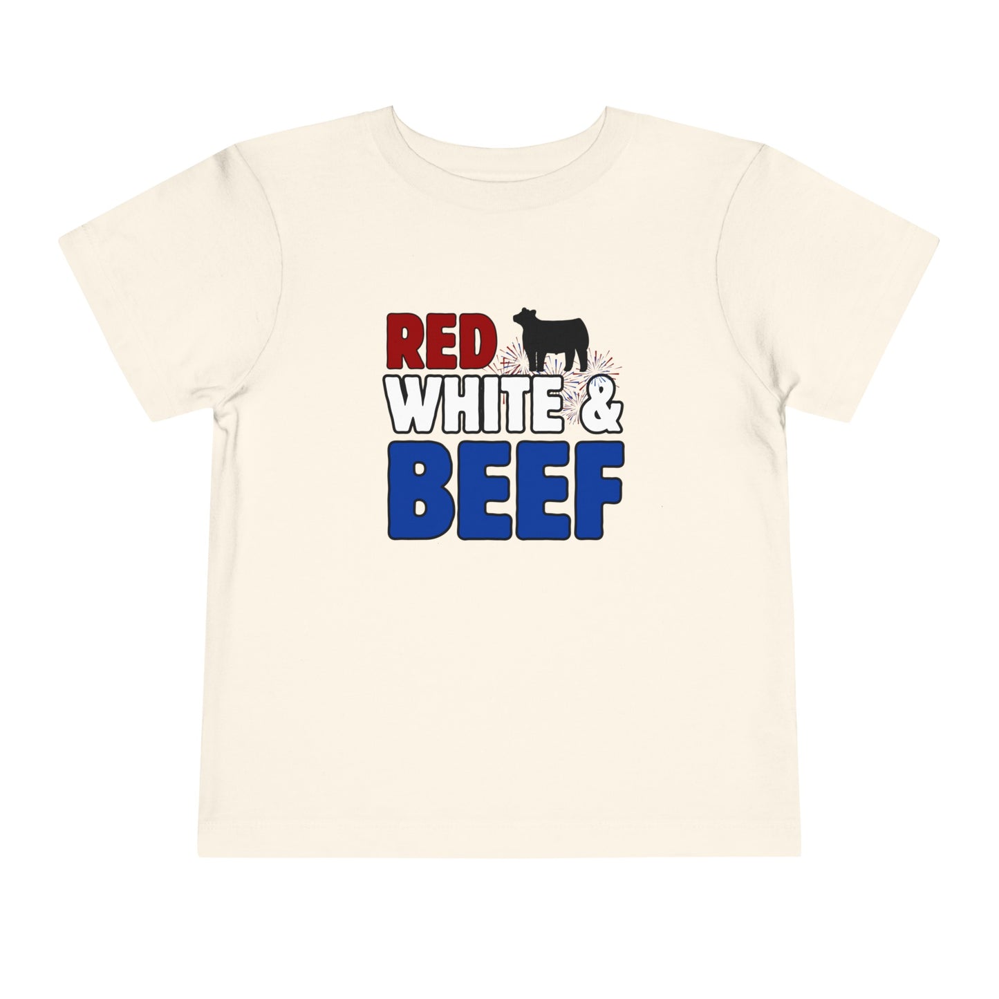 RED, WHITE & BEEF Toddler Short Sleeve Tee