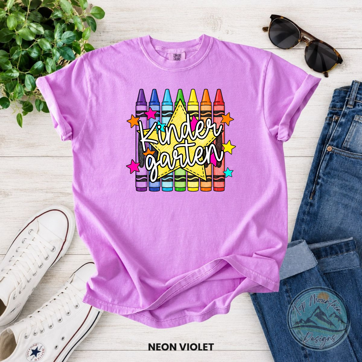 Kindergarten Crayon T-Shirt