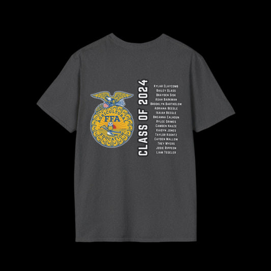 BEDFORD FFA Class of 2024 with Front & Back Design