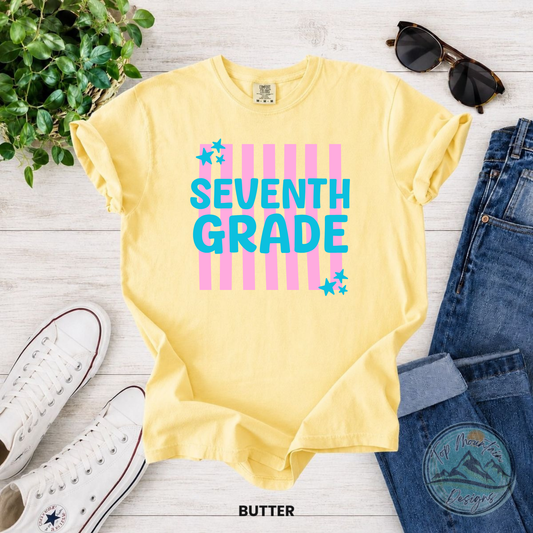 Seventh Grade Stripes & Stars T-Shirt