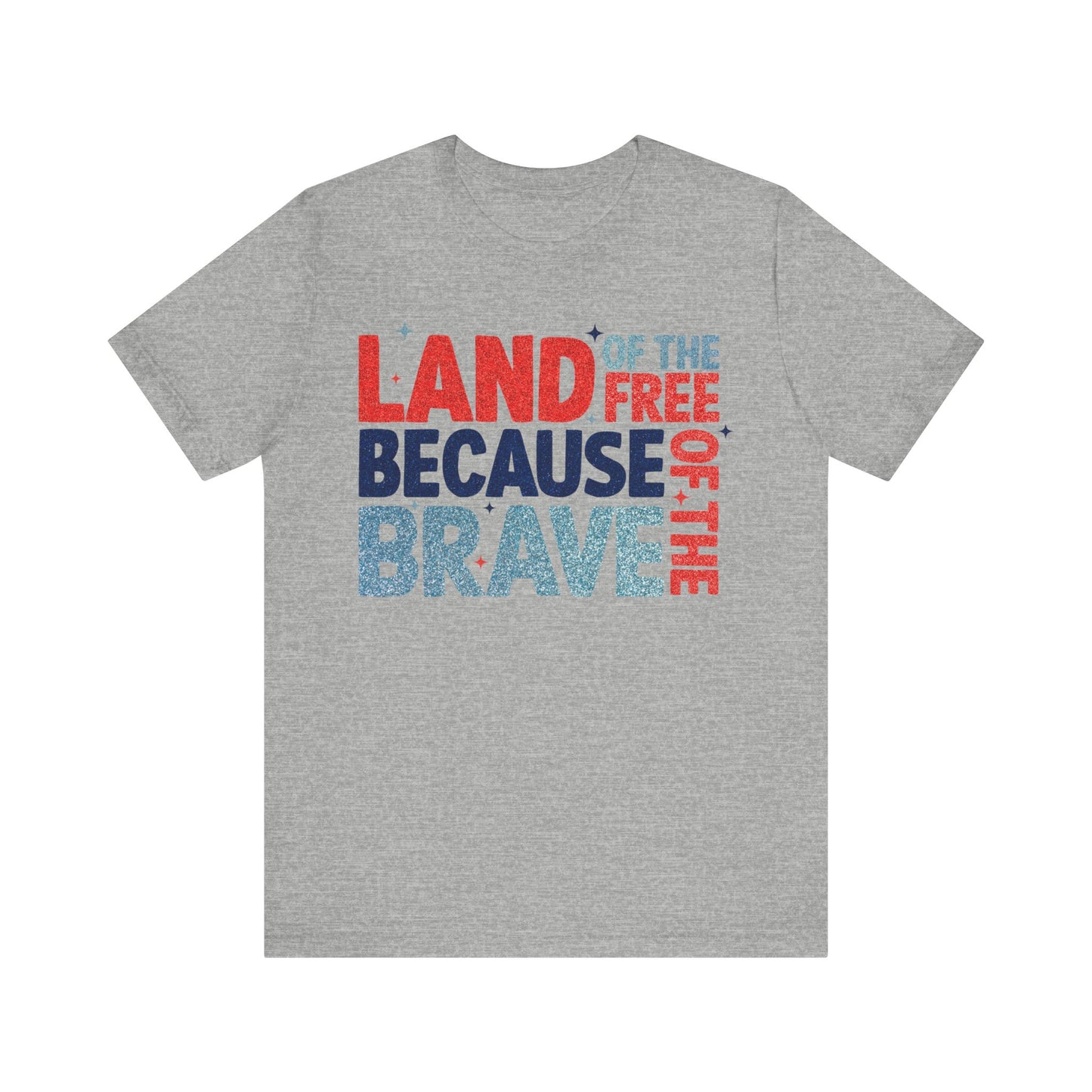 Fourth of July T-Shirt, Memorial Day Shirt, Land of the free TShirt, Independence Day Tee