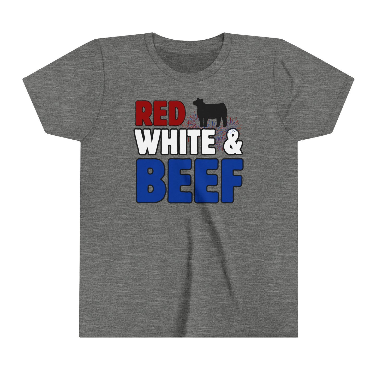 RED, WHITE & BEEF Youth Short Sleeve Tee