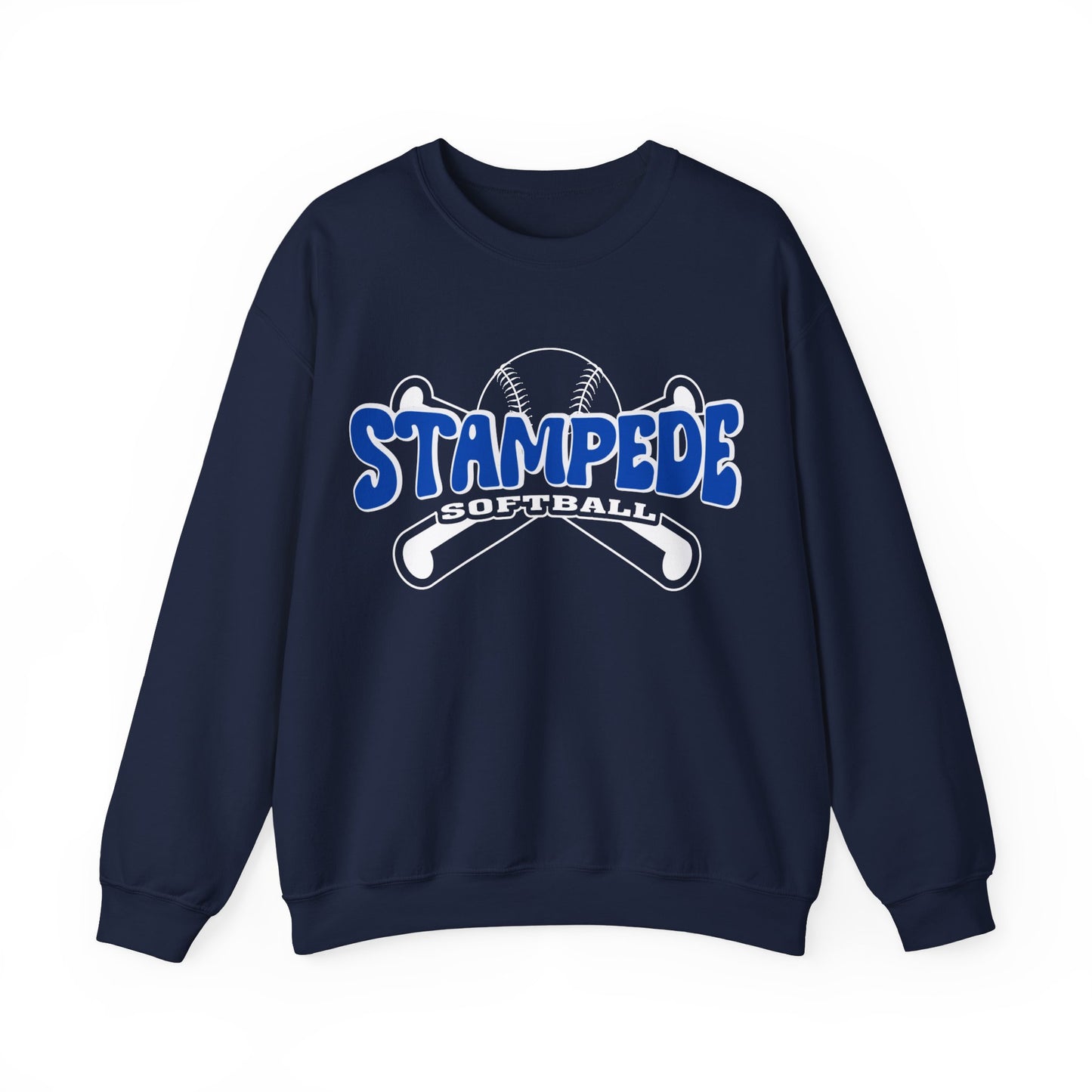 Stampede Softball CREWNECK Sweatshirt Parents Grandparents, Softball Game Day Crew Neck, Sports Fan Apparel, Team Spirit