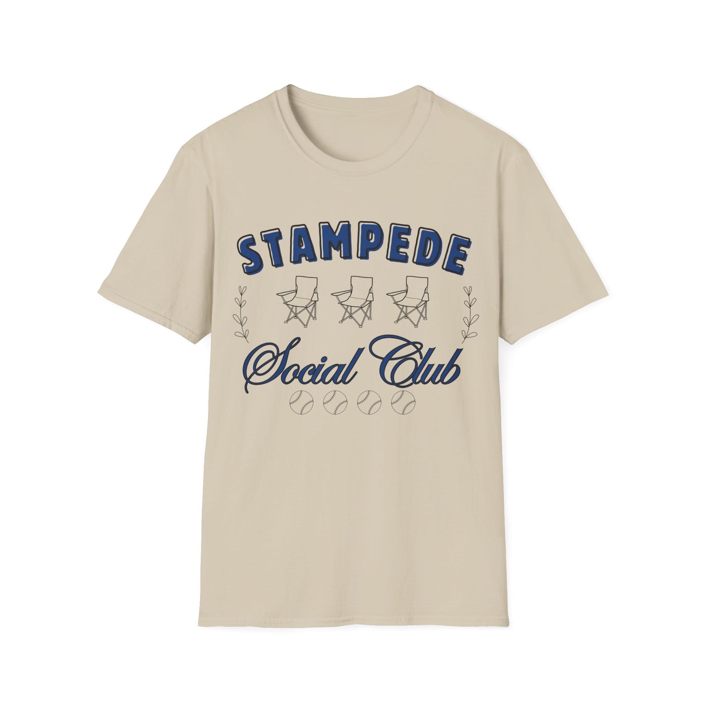 Bedford Stampede Softball Unisex Softstyle T-Shirt
