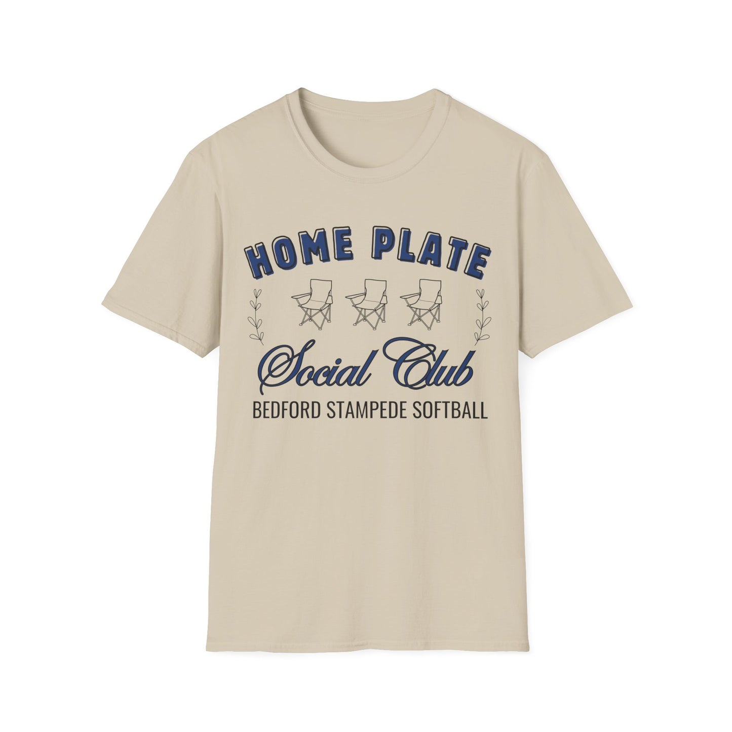 Stampede Softball Social Club Unisex T-Shirt for Parents and Grandparents, Softstyle Tee for All, Baseball Game Day Shirt, Sports Fan Apparel, Team