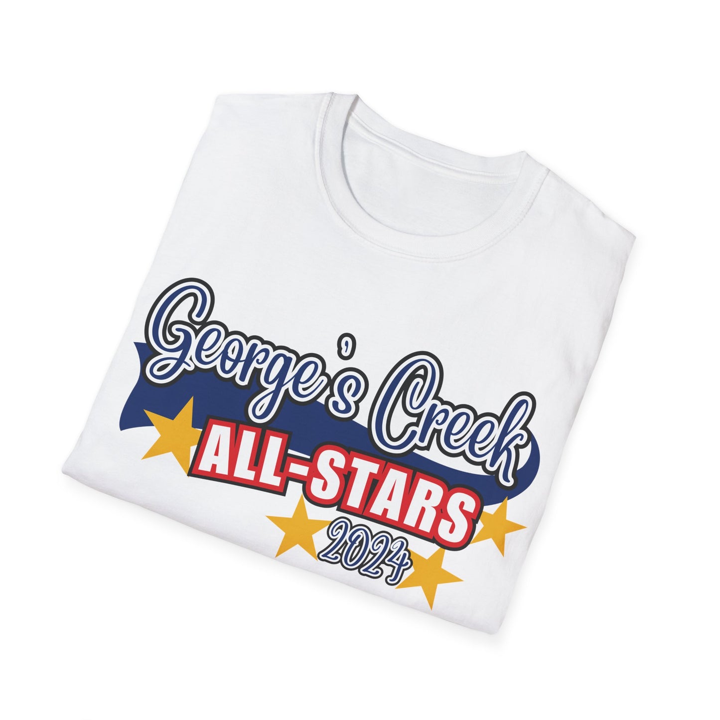 George's Creek Baseball Custom ALL STARS T-Shirt (Front & Back Print)