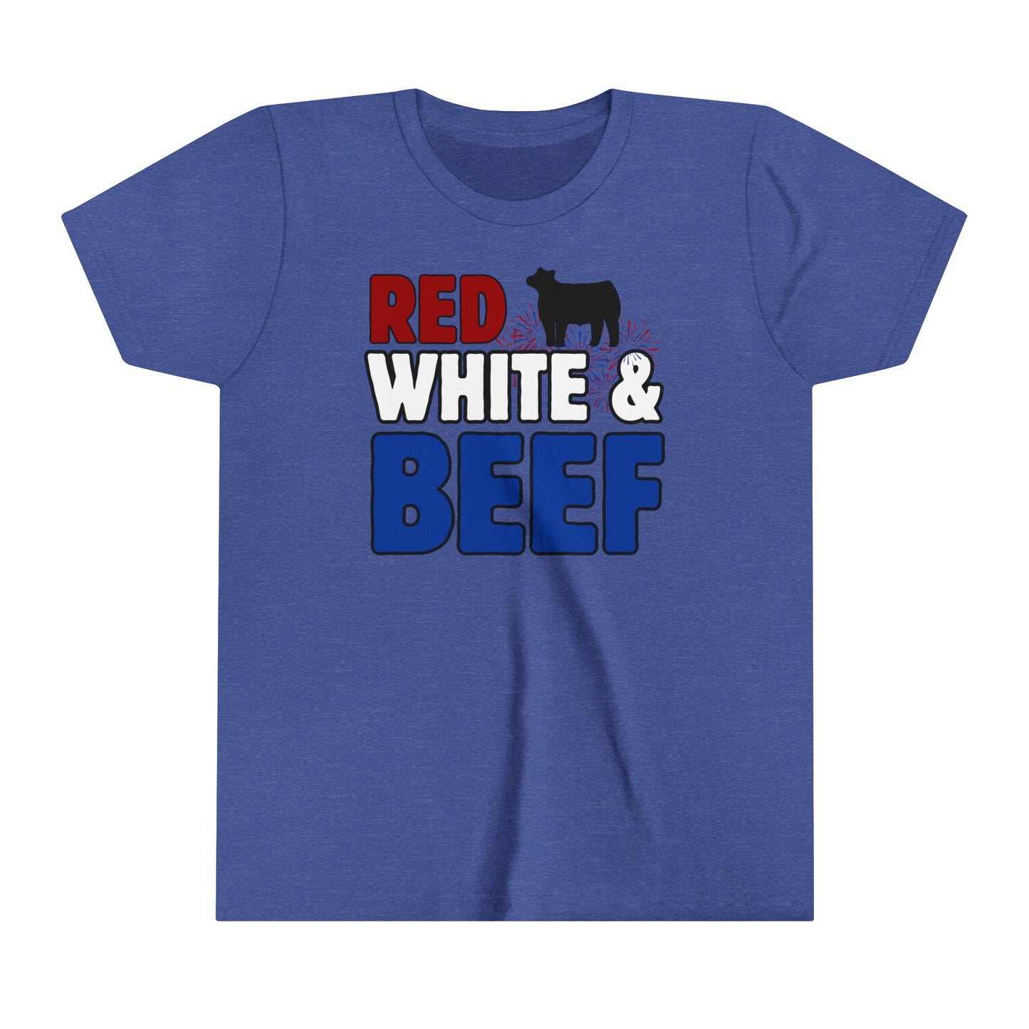 RED, WHITE & BEEF Youth Short Sleeve Tee