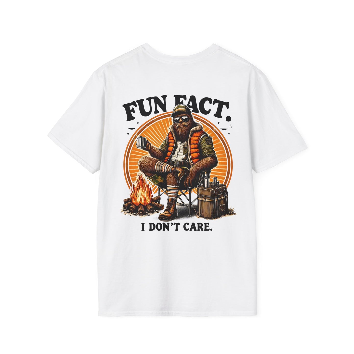 Big Foot Fun Fact T-Shirt (Front & Back)