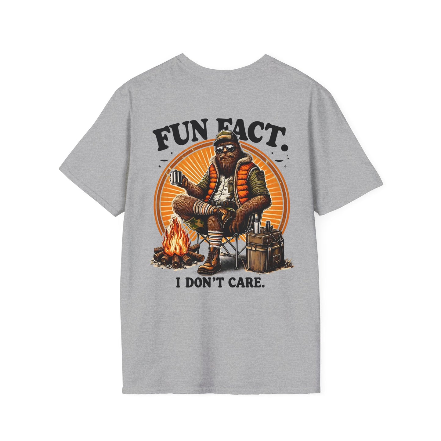 Big Foot Fun Fact T-Shirt (Front & Back)