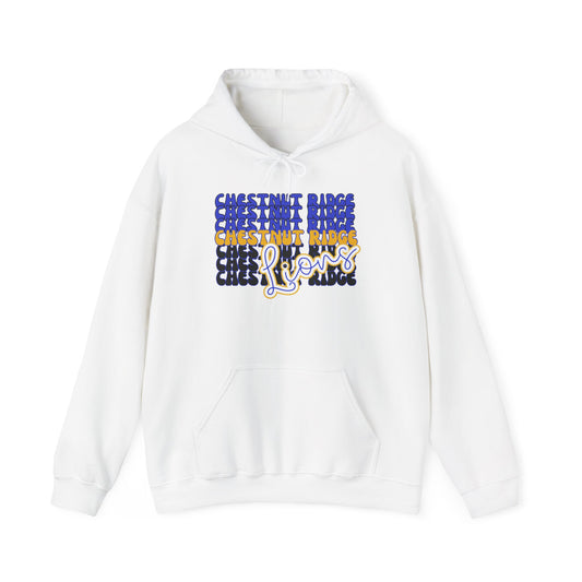 Chestnut Ridge Lions Unisex Heavy Blend Hooded Sweatshirt for Parents Grandparents, Game Day, Sports Fan Apparel, Team Spirit