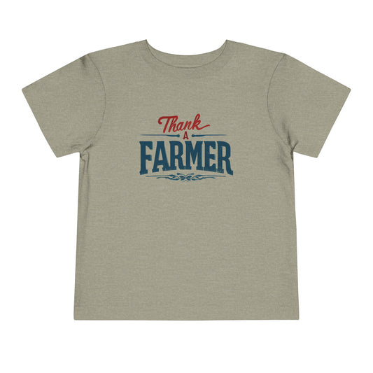 THANK A FARMER Toddler Short Sleeve Tee