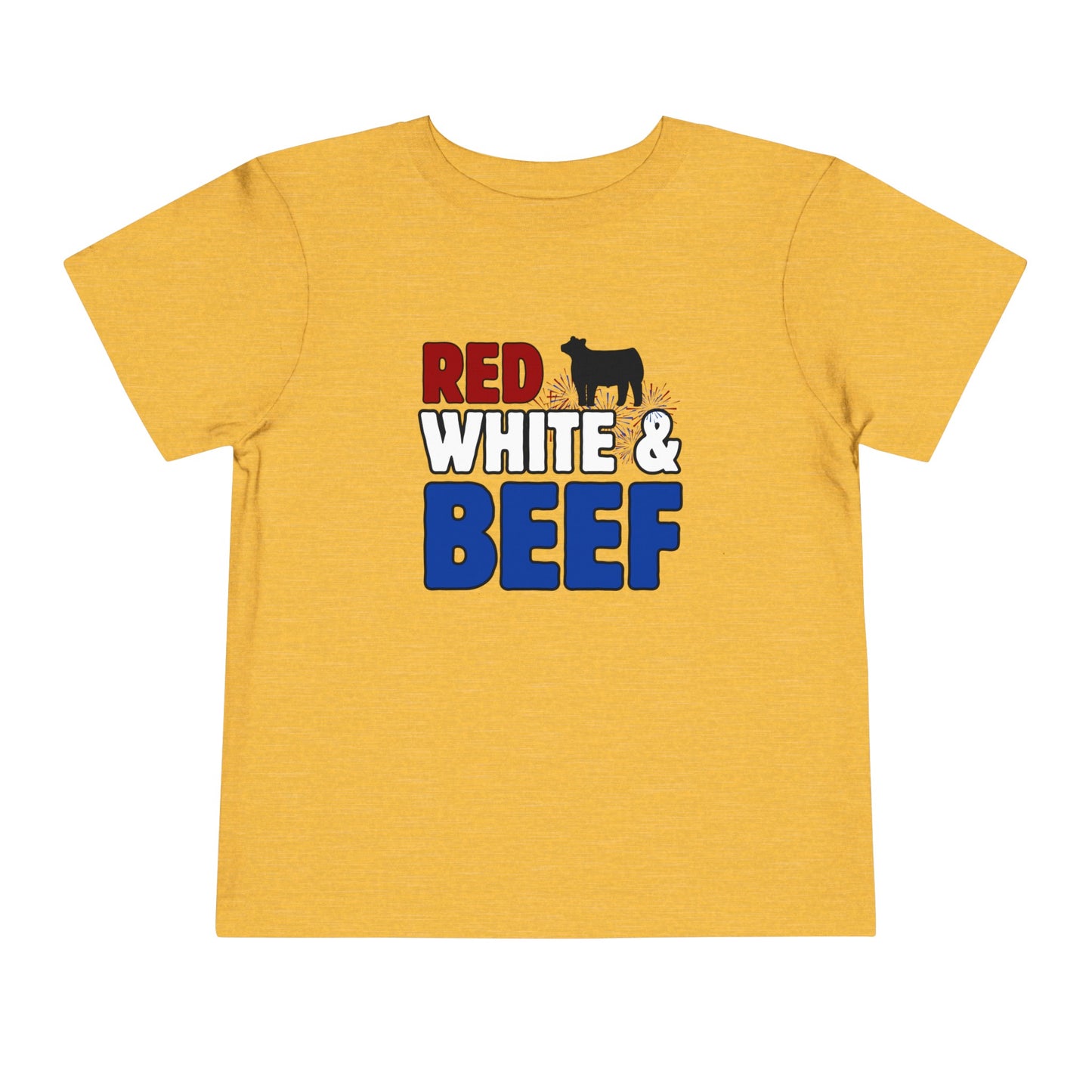 RED, WHITE & BEEF Toddler Short Sleeve Tee