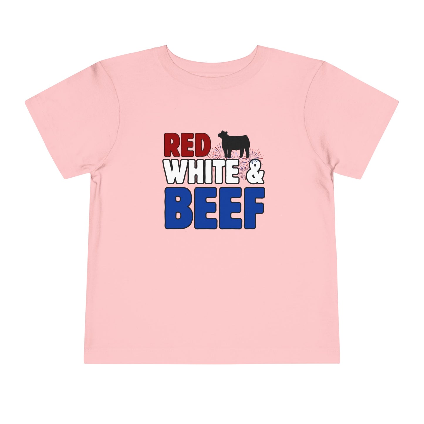 RED, WHITE & BEEF Toddler Short Sleeve Tee