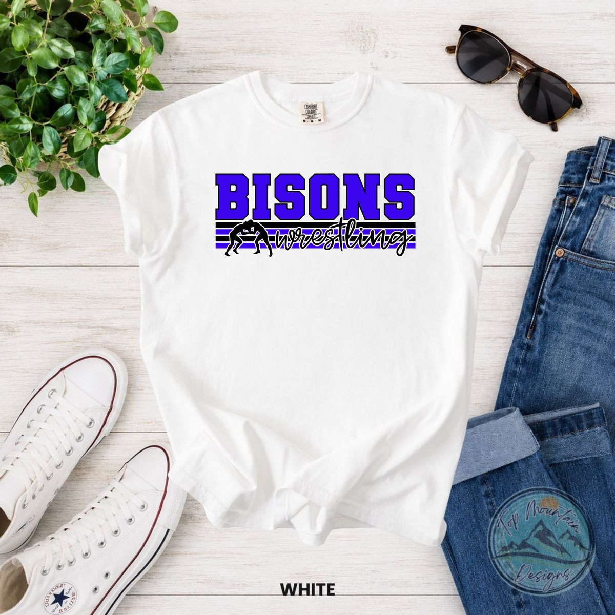 Bisons Wrestling