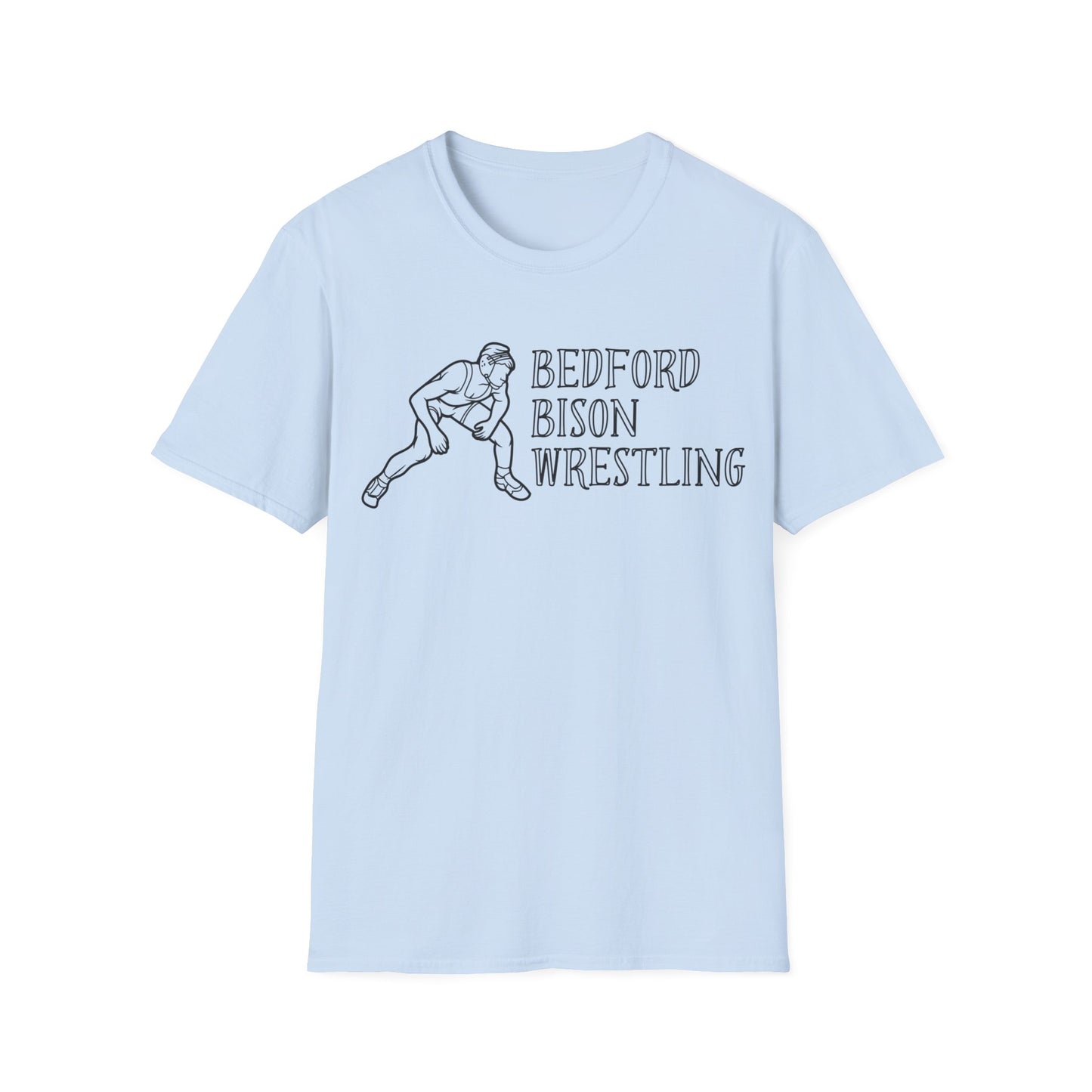 Bedford Bison Wrestling T-Shirt