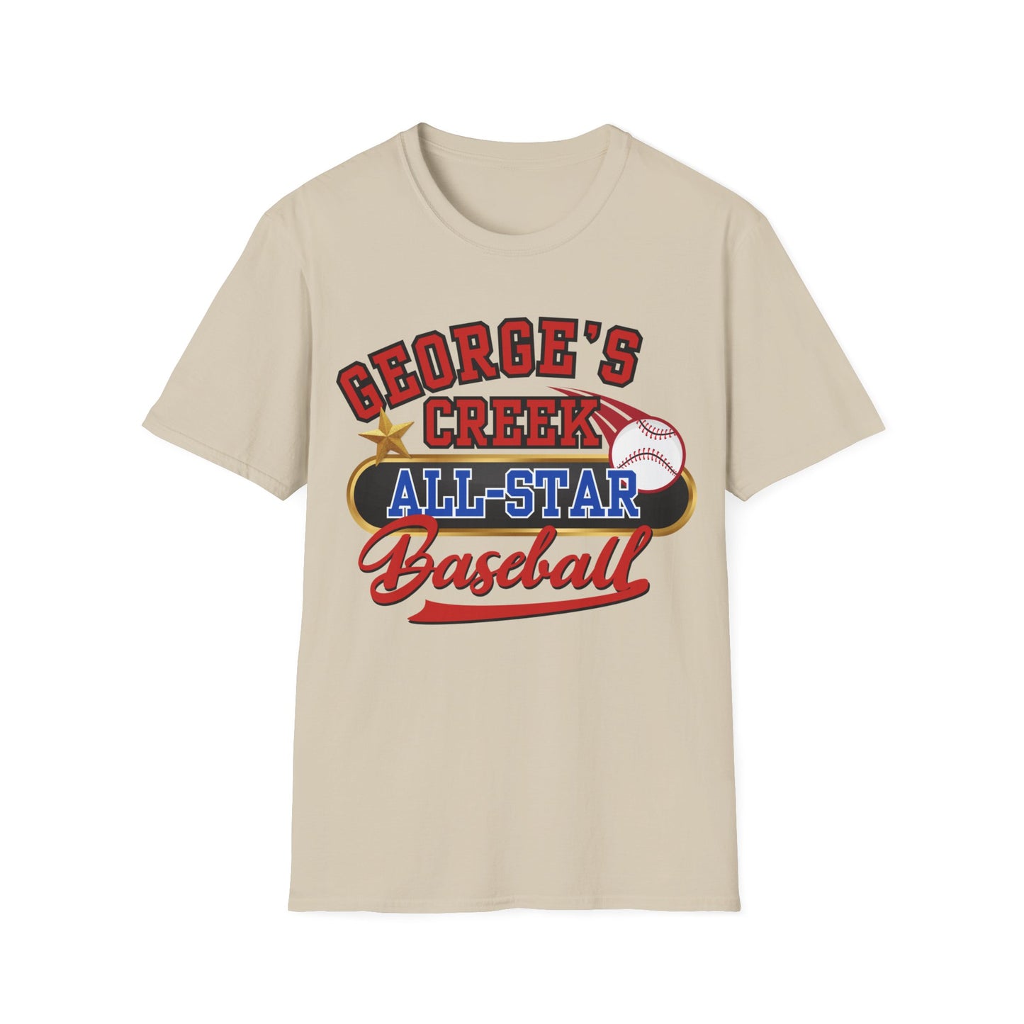 George's Creek Baseball ALL STARS T-Shirt (Front ONLY)