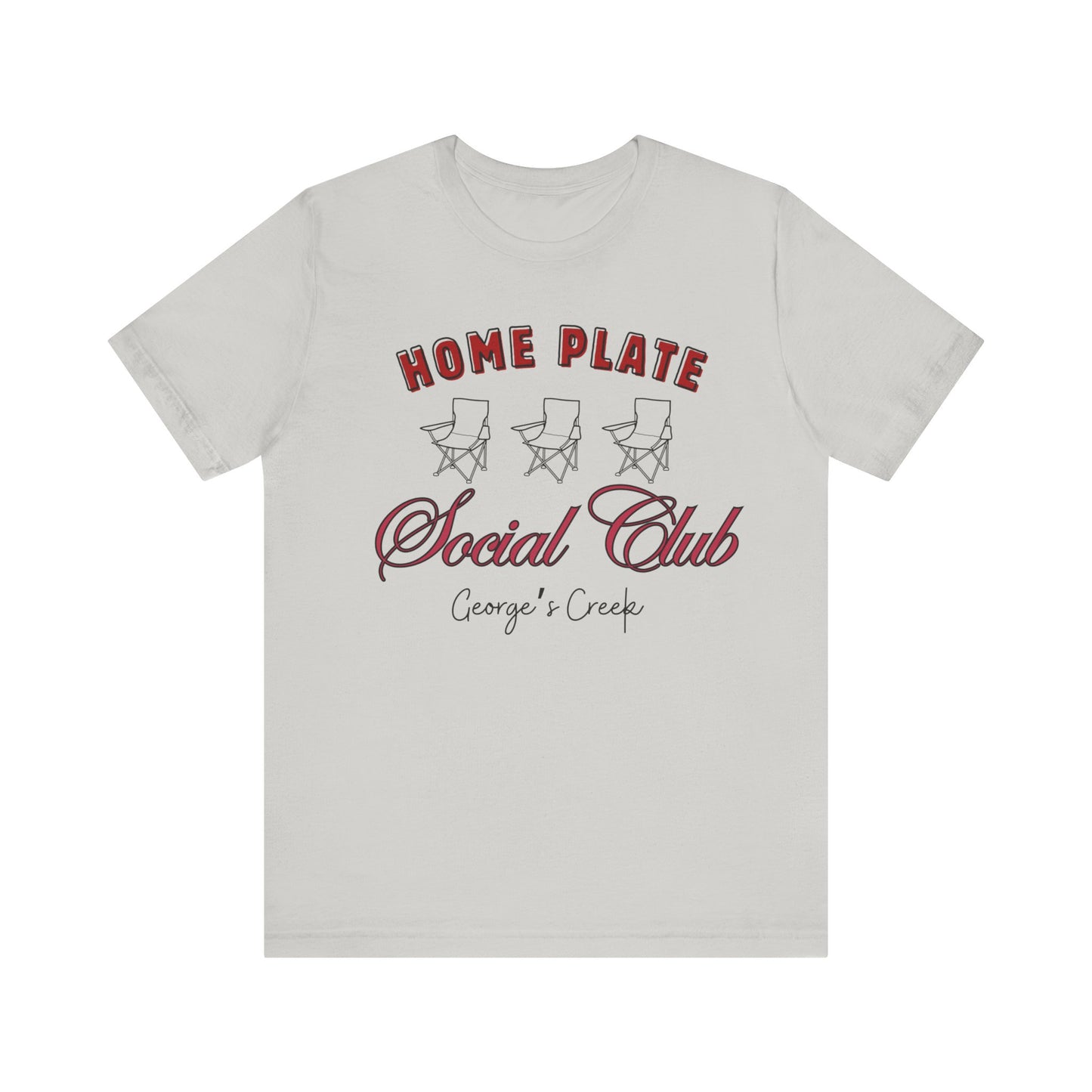 George's Creek Home Plate Baseball Social Club T-Shirt, Sideline Social Club Tee, George's Creek TShirt