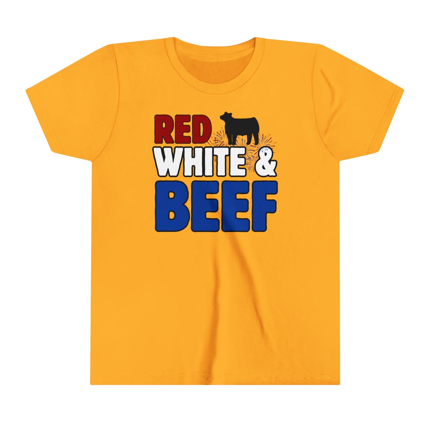 RED, WHITE & BEEF Youth Short Sleeve Tee