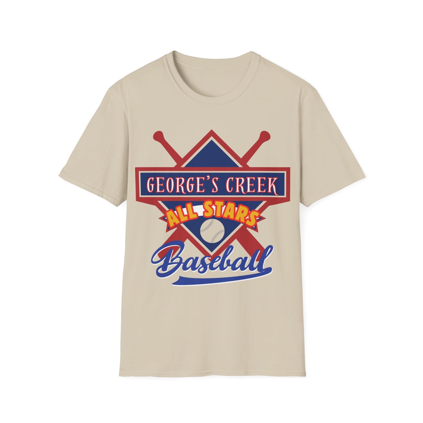 George's Creek Baseball ALL-STARS T-Shirt (Front ONLY)