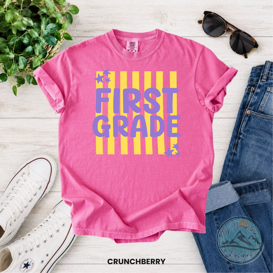 First Grade Stripes & Stars T-Shirt